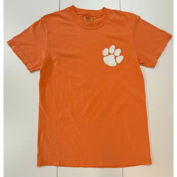 CLEMSON TIGERS Comfort Colors T Shirt Roar Tigers Roar Orange Adult Size S (123) - Picture 3 of 8